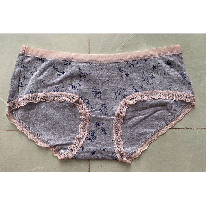 Quần lót nữ 100% cotton viền ren dễ thương | BigBuy360 - bigbuy360.vn