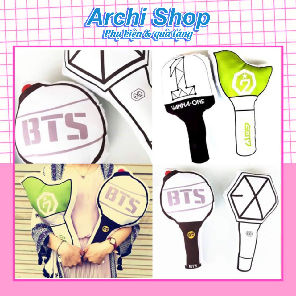 Gối bông lightstick BTS