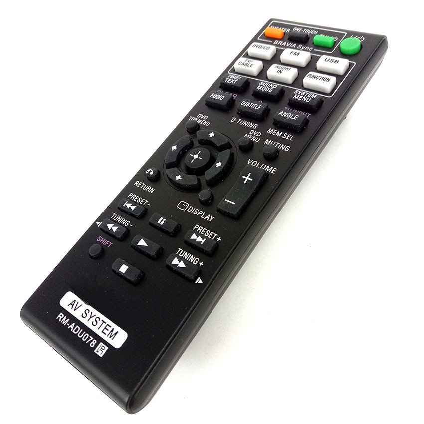 Điều Khiển Từ Xa RM-ADU078 Cho Tv SONY DAV-TZ230 DAV-TZ510 DAV-TZ630 DAV-TZ710 HBD-TZ135 HBD-TZ530