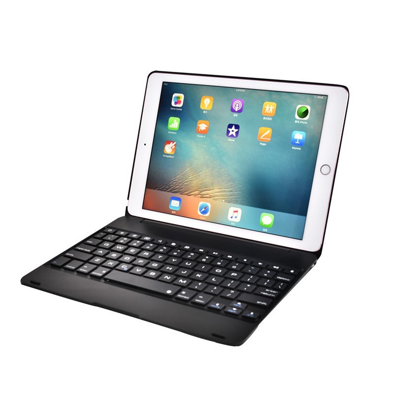 [SALE25]  DFA VCN Bao nắp lật kiêm bàn phím Bluetooth không dây bằng hợp kim nhôm siêu mỏng cho iPad 9.7 2018 2017 iPad 