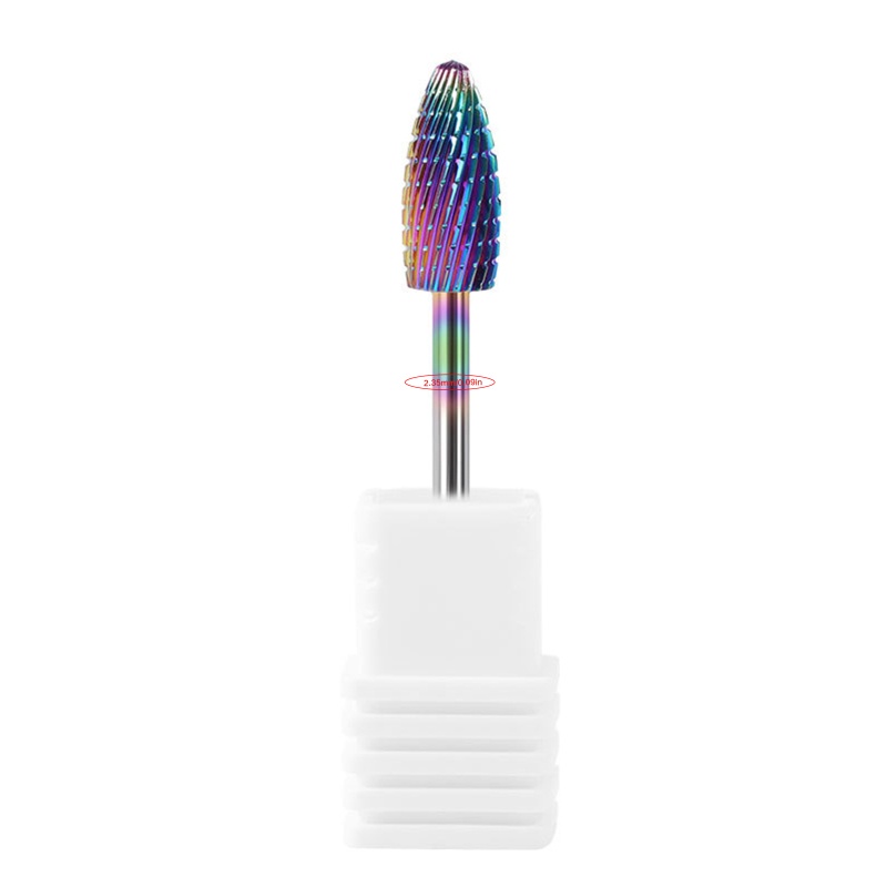 Set Đầu Mài Móng Acrylic Loại Bỏ Lớp Sơn Móng Kích Thước 3 / 32 &quot;time * Machine