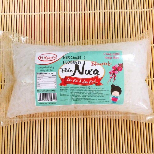 Phở / Bún / Miến / Mì Nưa Vị Nguyên túi 240g