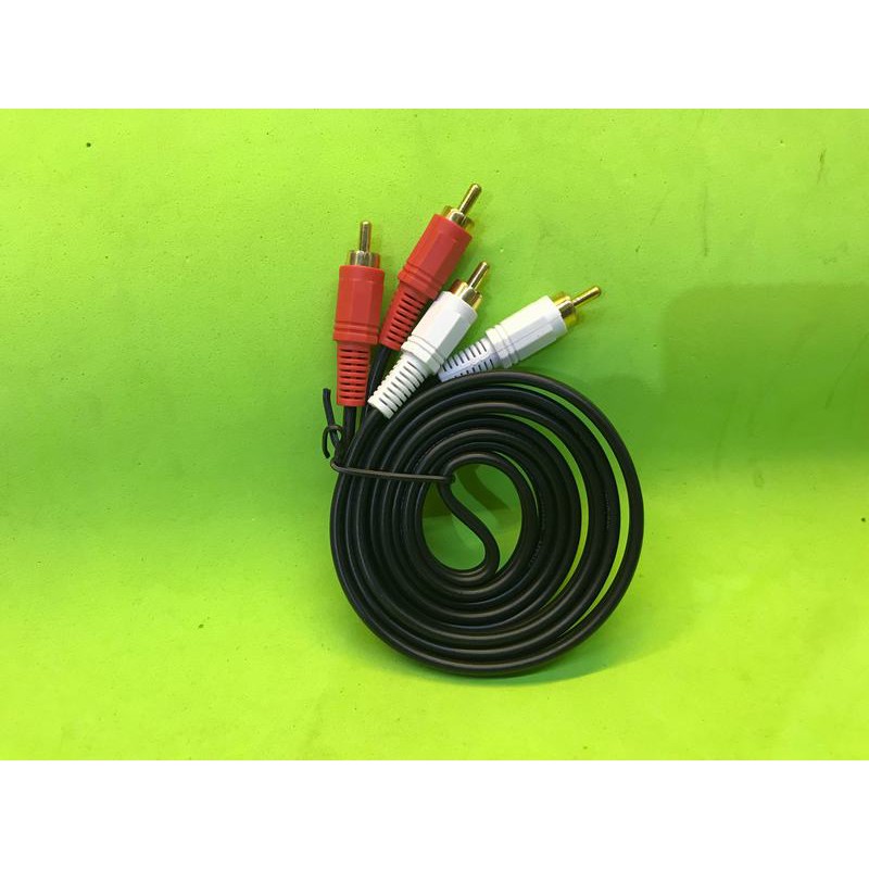 Cáp nối AV 2 dây đực đực 1.5 mét
