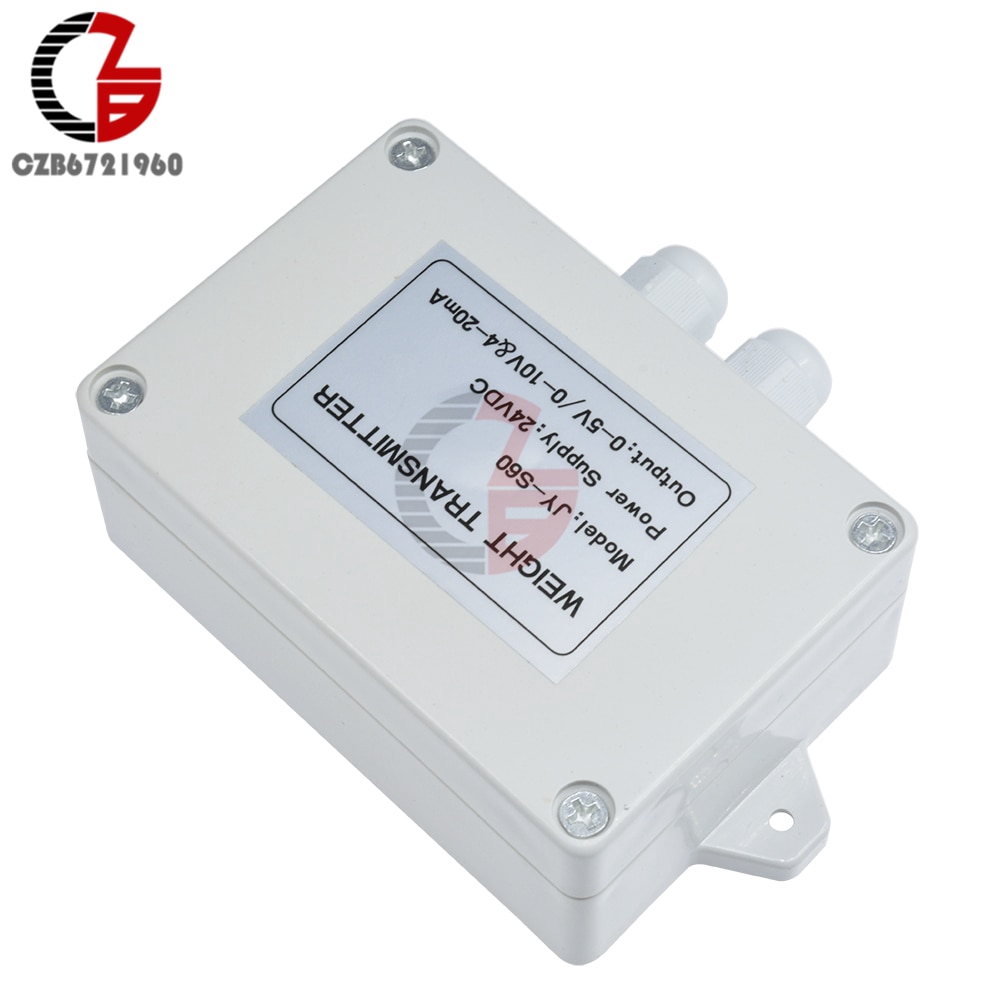 Weighing Transmitter load Cell Amplifier Weight Sensor Amplifier Load Cell Transducer DC 12V 24V 4-20ma