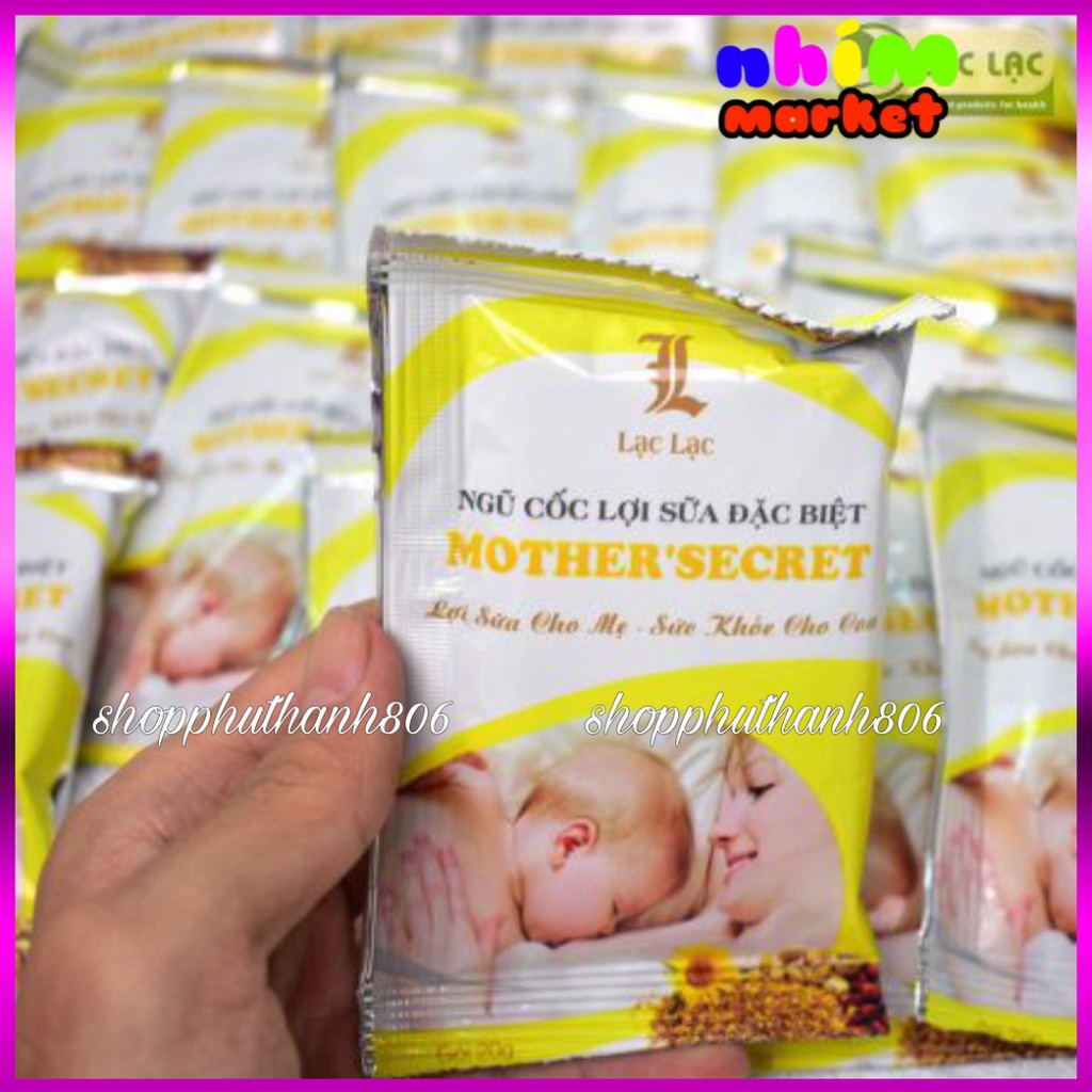 [Chính hãng] Ngũ cốc lợi sữa đặc biệt Lạc Lạc (1 gói thử) date mới