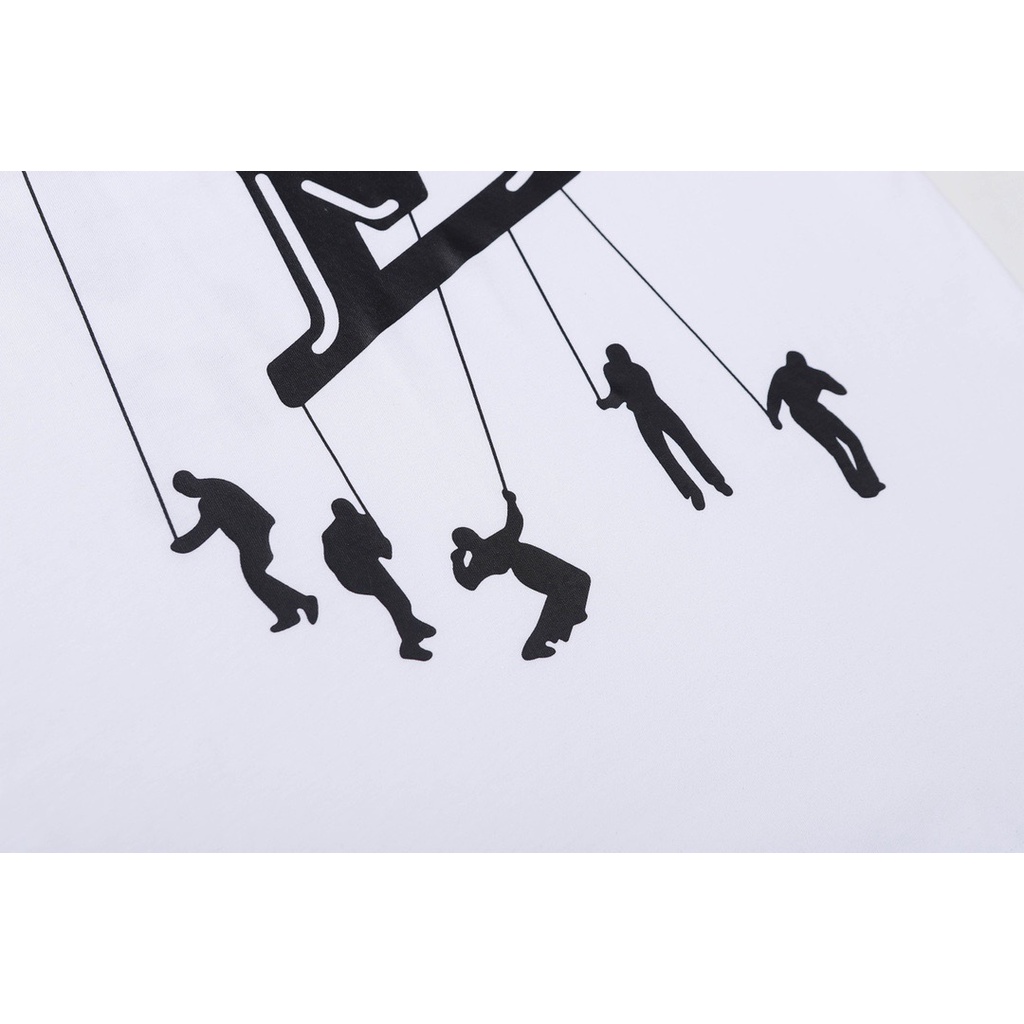 Lv Áo Thun cotton Ngắn Tay In Họa Tiết Thời Trang Cho Nam Nữ