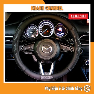 Bọc vô lăng ô tô sparco spc100bks