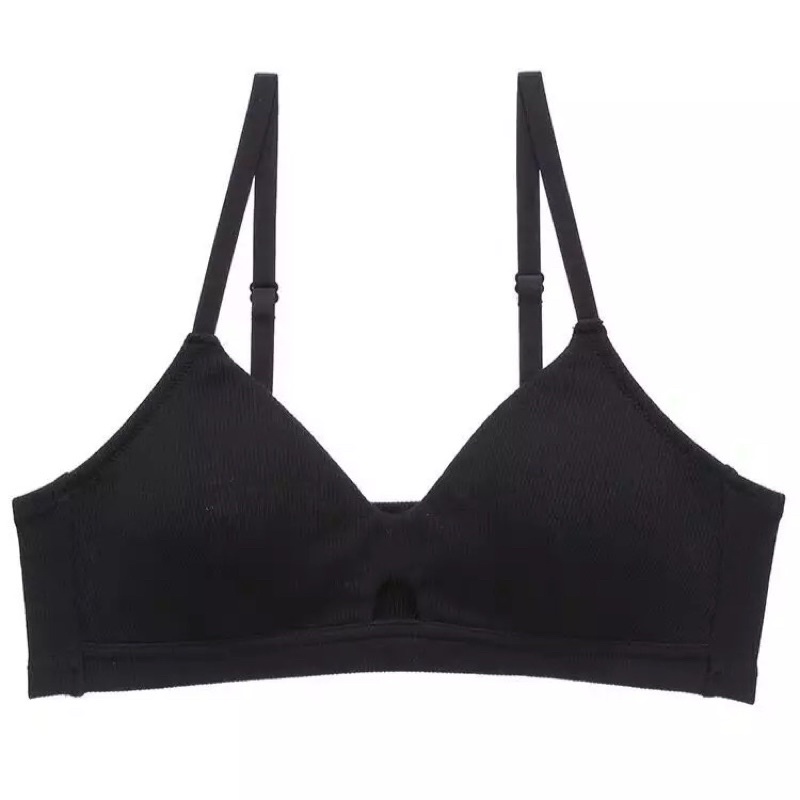 Áo bra tăm cotton cài sau vải sợi tre Nâng ngực đẹp _ Áo lót nữ không gọng Kem mút ngực 1918