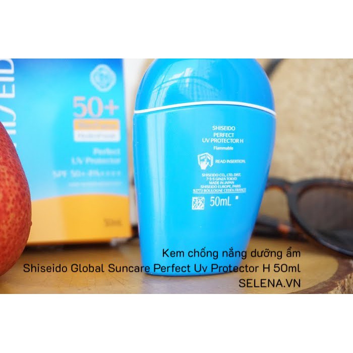 [CHÍNH HÃNG] Kem chống nắng dưỡng ẩm Shiseido Global Suncare Perfect Uv Protector H 50ml