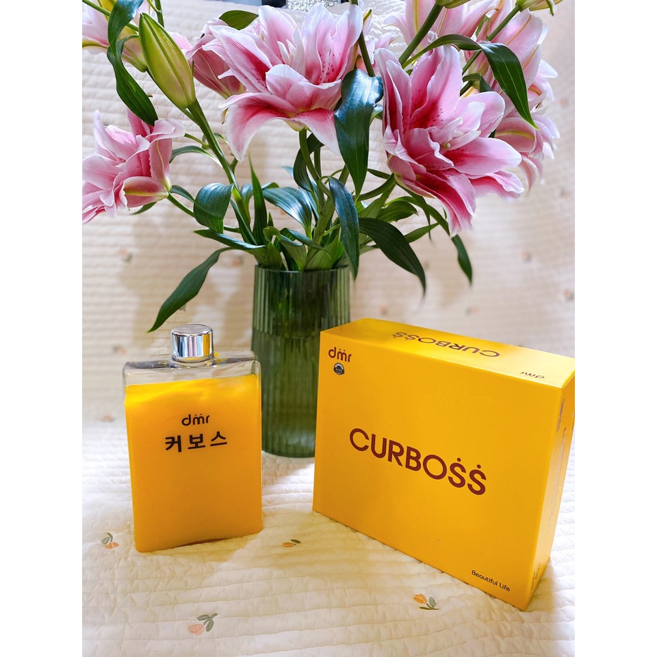 (Chính hãng-Mua 1 tặng 1 chai đựng Curboss) Tinh chất nghệ Nano CURBOSS Phiên bản mới nhất -100 tép Hàn Quốc