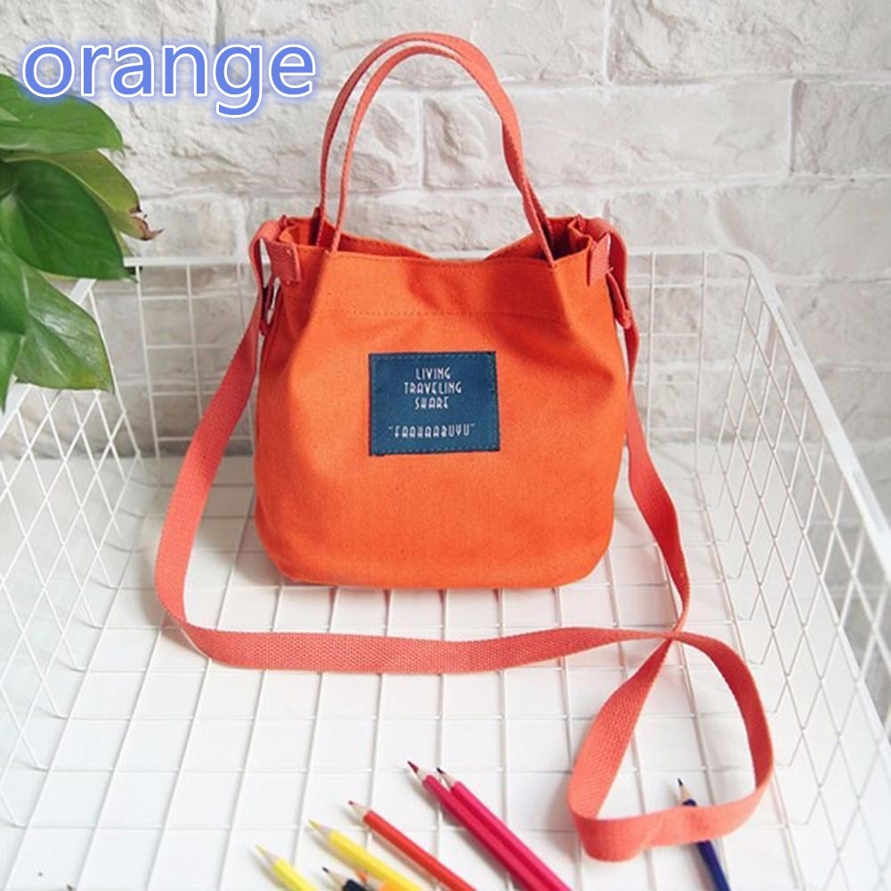 Fashion candy color canvas bag Travel bag Lady‘s bag