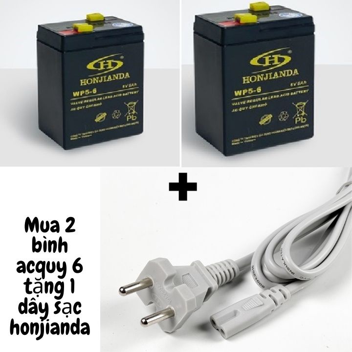 Quạt sạc tích điện cao cấp Honjianda FL223 2 bình Quạt sạc có đèn led