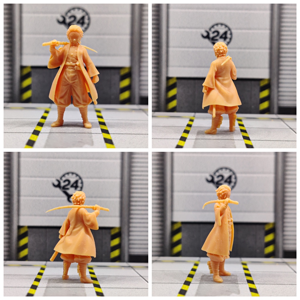 Khuôn Làm Búp Bê Handmade Superge1 / 64 Hình Lưỡi Gươm Diệt Quỷ Màu Đỏ Sắc Trực Tiếp Thủ Công S327