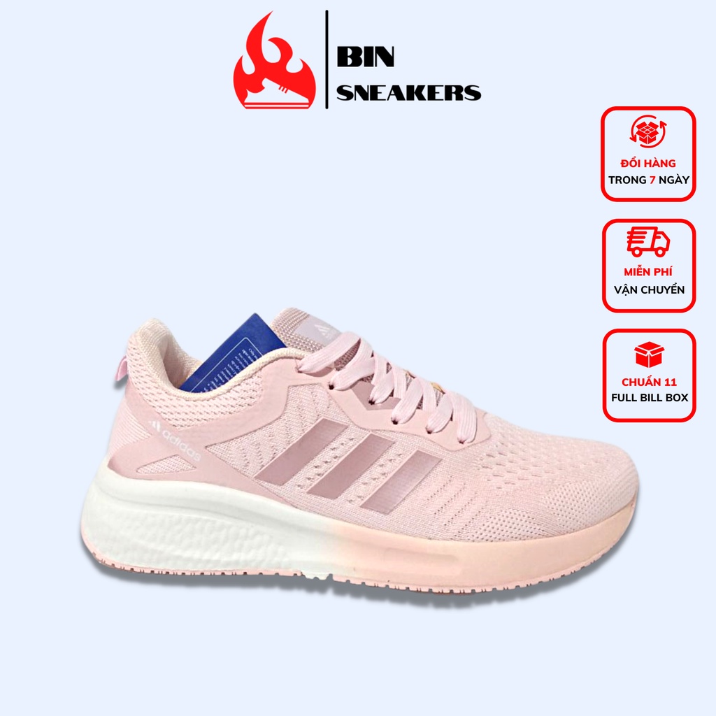 Giày Thể Thao Sneaker 𝗔𝗱𝗶𝗱𝗮𝘀 Nữ Thời Trang Màu Hồng Siêu Nhẹ Hàng Cao Cấp Cực Đẹp Full Box