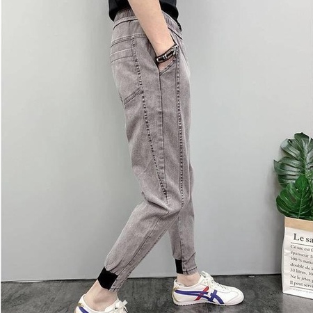 Quần jean nam không lót nhung dày phong cách Hàn Quốc năng động thời trang thu đông dành cho nam S-3XL
