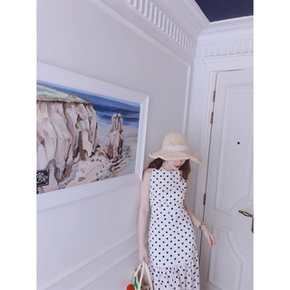 ĐẦM MAXI BI ĐUÔI CÁ HỞ LƯNG_ GO8165