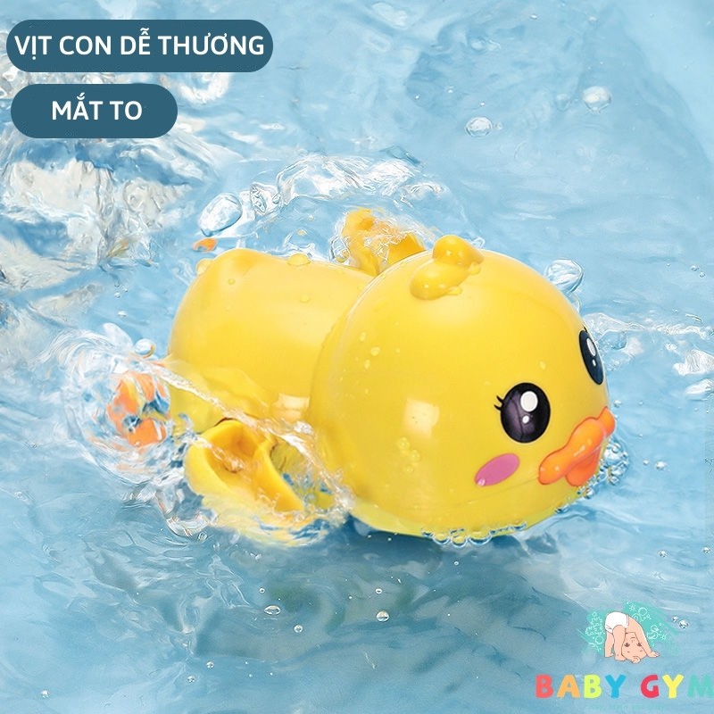 Vịt Con Thả Bồn Tắm Cho Bé Dễ Thương – Đồ Chơi Dây Cót Nhà Tắm Mini Hình Vịt Con