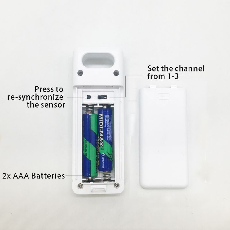 Trạm Thời Tiết Không Dây Cảm Ứng PCF * Cho Màn Hình Cảm Ứng °C/°F Đồng Hồ Đo Nhiệt Độ Và Độ Ẩm Với 3 Cảm Biến Dự Báo