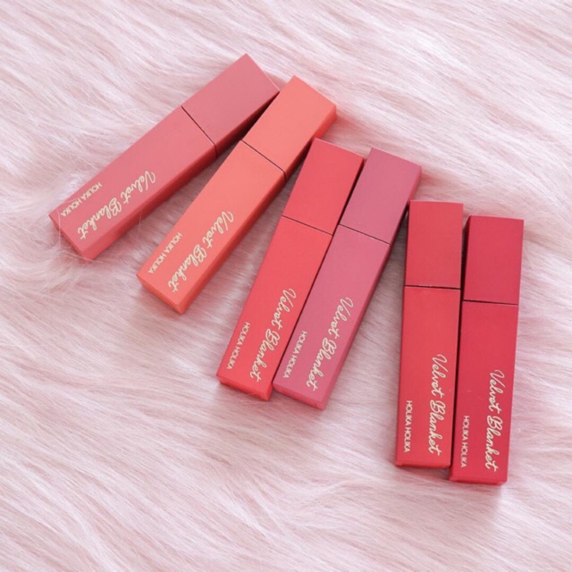 Son kem lì mềm mịn như nhung Holika Velvet Blanket tint