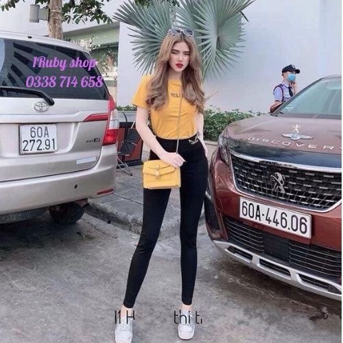 Quần Tregging Nữ F-E-N-D-Y 🍀FRRESHIP🍀 Quần Legging Tregging Nữ Cạp Cao Vải Cao Cấp Thun Ôm Dày Dặn | BigBuy360 - bigbuy360.vn