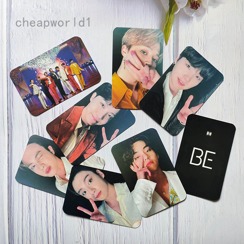 Bộ 7 / 8 Tấm Thẻ Hình Nhóm Nhạc Bts
