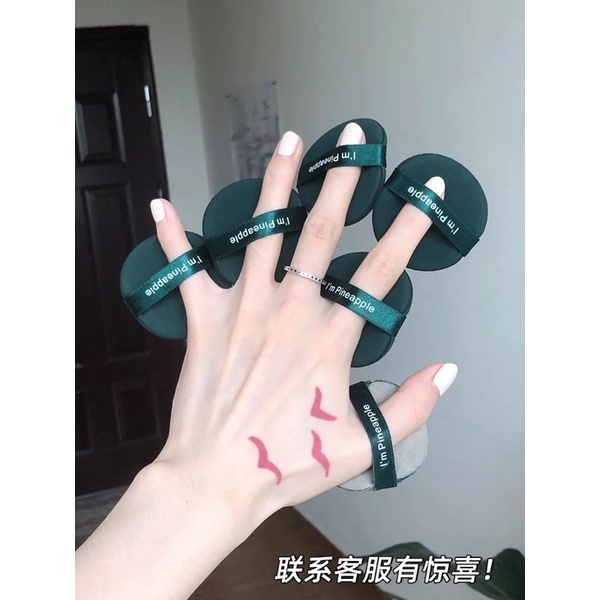 Set 3 bông mút tán kem nền che khuyết điểm