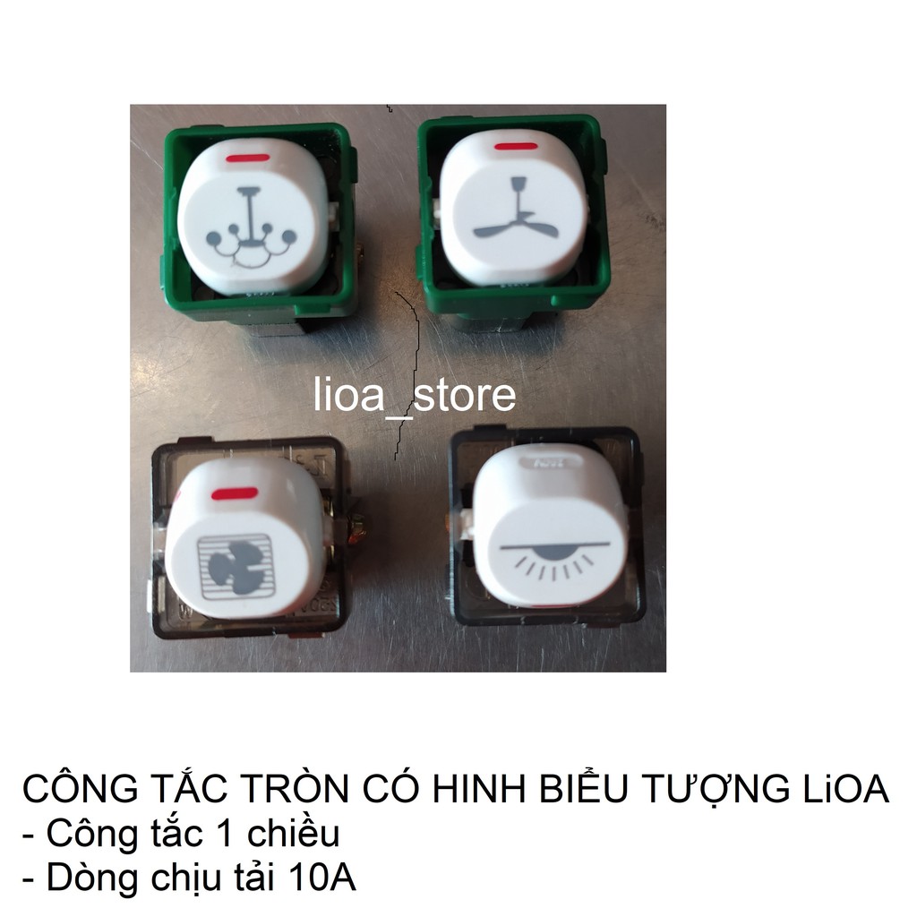 CÔNG TẮC TRÒN 1 CHIỀU LiOA CÓ HÌNH BIỂU TƯỢNG.