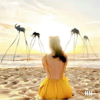 Đầm maxi lụa 2 dây hở lưng đi biển sang chảnh 🍓 free ship 🍓
