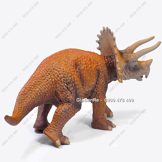 Mô Hình Khủng Long Tê Giác 3 Sừng Triceraptor - Nâu - 7736.5