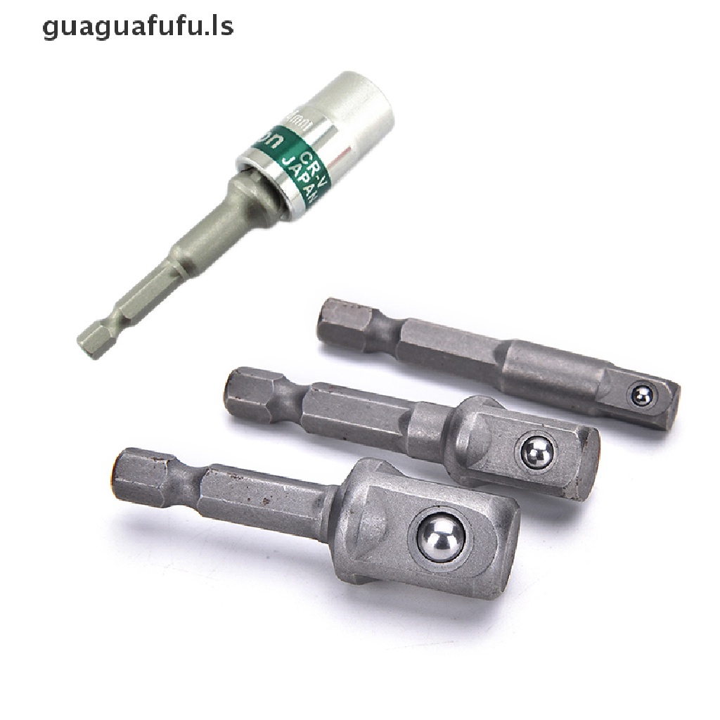 Bộ 3 Đầu Nối Chuyển Đổi Mũi Khoan Không Dây 1 / 4 Sang 1 / 2 1 / 4 3 / 8 inch Mới