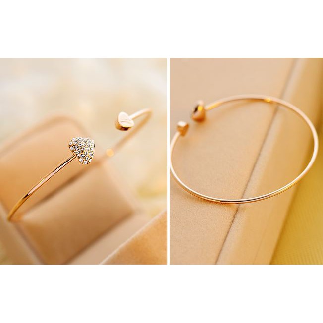 Vòng tay nữ Hàn Quốc siêu nữ tính đính đá sang trọng | BigBuy360 - bigbuy360.vn