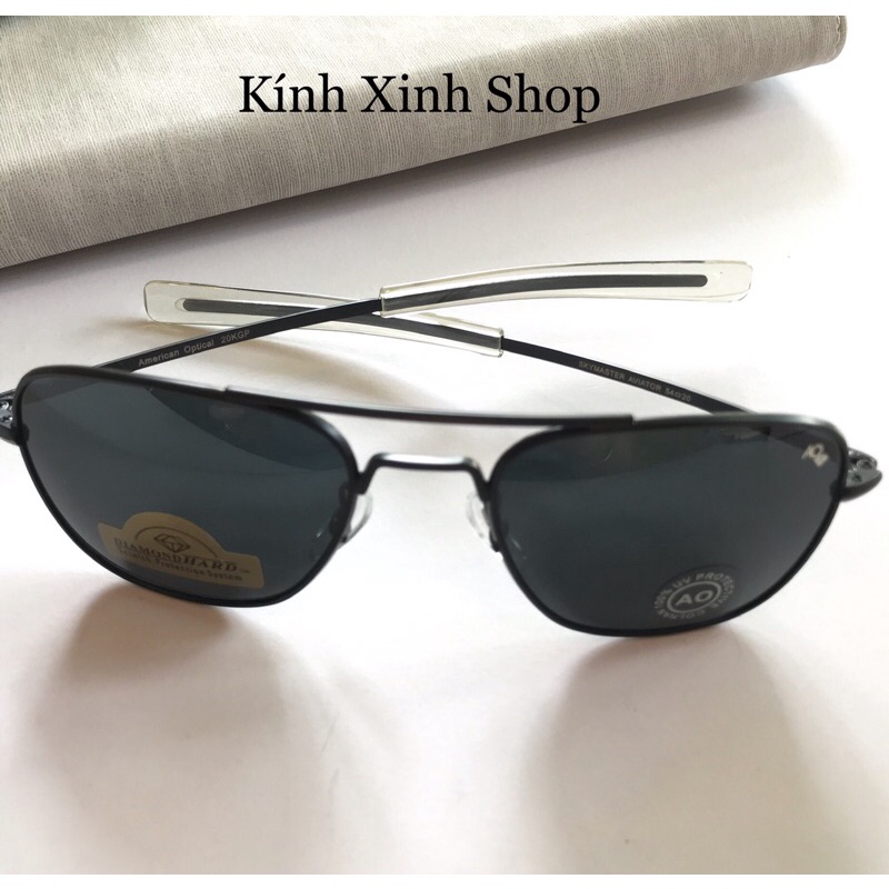 Kính râm, Kính mát Nam Cơn Ao Fullbox Phụ Kiện Tròng Thuỷ Tinh Cao Cấp