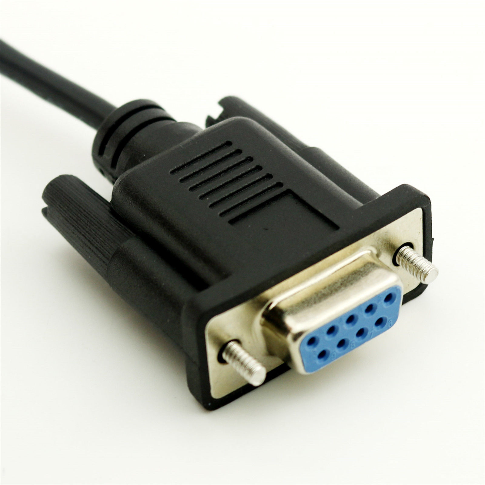 Đầu Chuyển Đổi 0.25m Pc Đen Db9 Laptop 25cm 8 "Port Rs232 Female Sang Usb