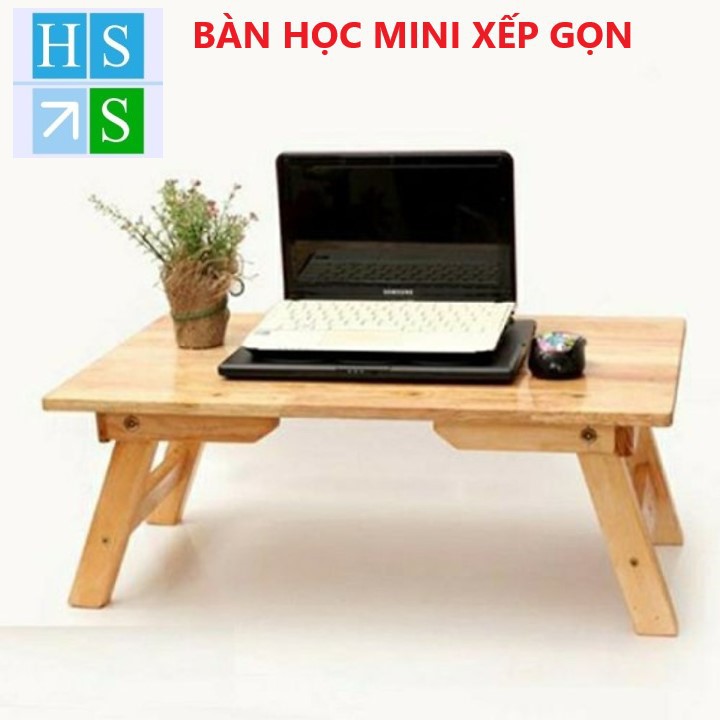 BÀN GỖ DẤP GỌN (60x40cm - Cao 26cm) gỗ tự nhiên phù hợp làm bàn học cho bé | BigBuy360 - bigbuy360.vn