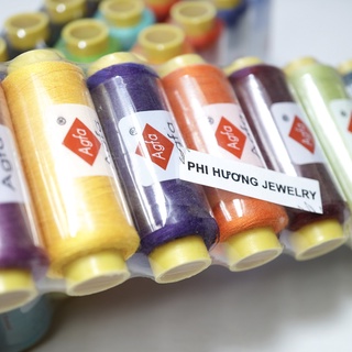 Set 2 cuộn chỉ may quần áo Agfa đủ màu