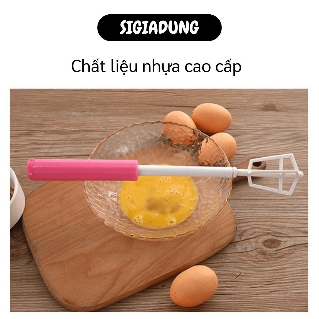 [SGD] Cây Đánh Bọt Cà Phê Nhựa - Dụng Cụ Đánh Trứng, Khuấy Bột Bằng Tay Tiện Dụng 8115