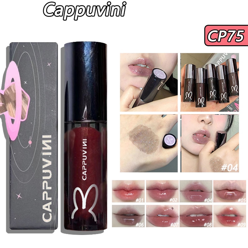 Son môi Cappuvini dưỡng ẩm lâu trôi nhiều màu tùy chọn 2.5g