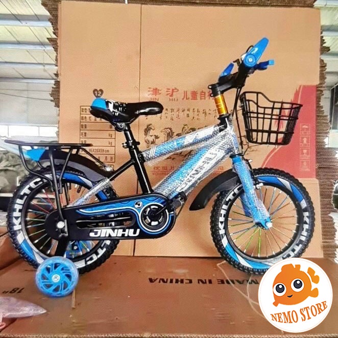 Xe đạp trẻ em dáng thể  thao cho bé từ 2 tuổi loại 12 14 16 18 inch Nemo Store