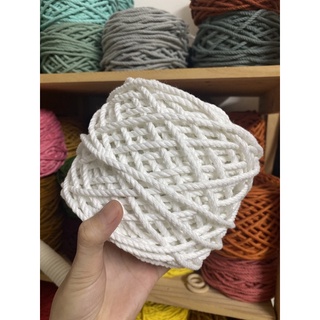 1kg Dây thừng cotton macrame size 2mm/3mm/4mm/5mm thắt Macrame [Loại Mềm,Mịn]