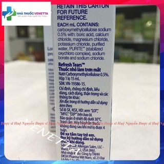 Nước mắt nhân tạo Refresh lọ 15ml