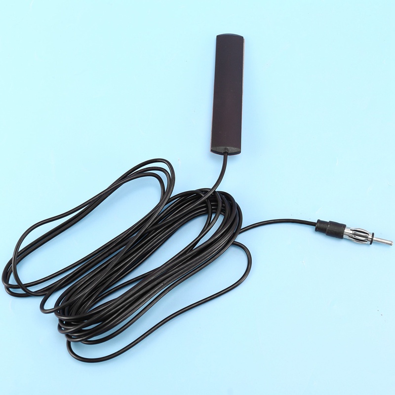 Ăng Ten Khuếch Đại Tín Hiệu radio fm ant-309 Có Dây Cáp Dài 85-112mhz 5m Màu Đen Thông Dụng Cho Xe Hơi