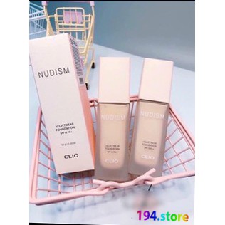 Kem Nền Clio Nudism Velvetwear Foundation Han Quoc