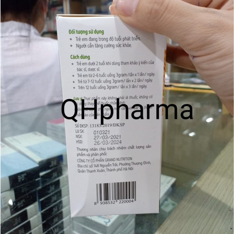 Cốm trí não G-BRAIN hộp 30 gói giúp bé thông minh,trí nhớ tốt