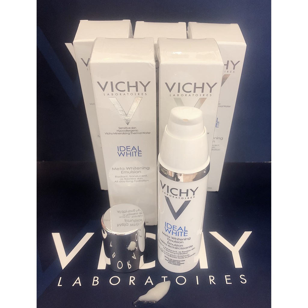 Vichy - Kem dưỡng trắng da giảm thâm nám dạng nhũ tương Vichy Ideal White Meta Whitening Emulsion 50ml