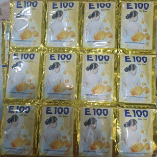 dây sữa tắm e100 vàng 12 gói