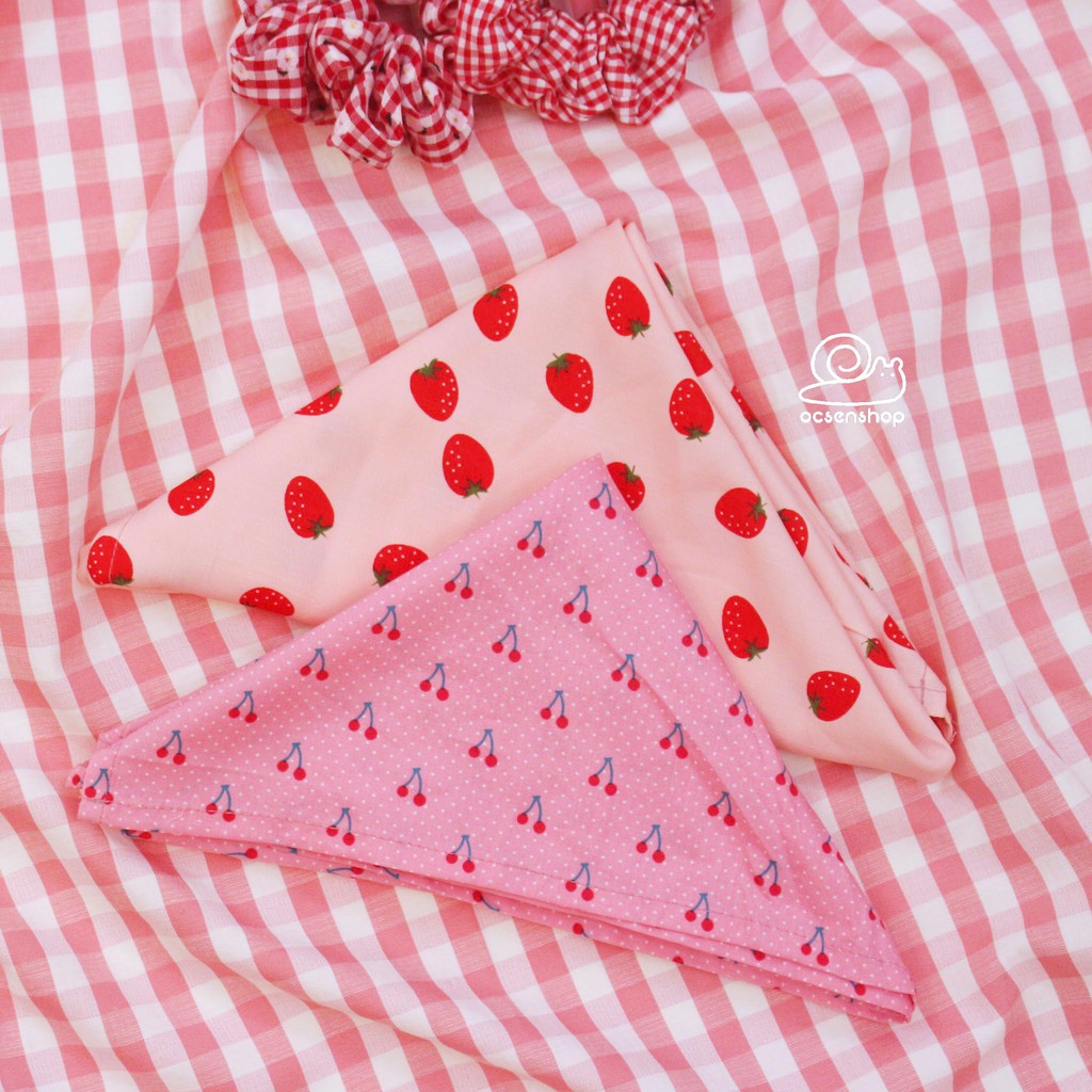 Khăn bandana Ốc Sên handmade 60x60cm