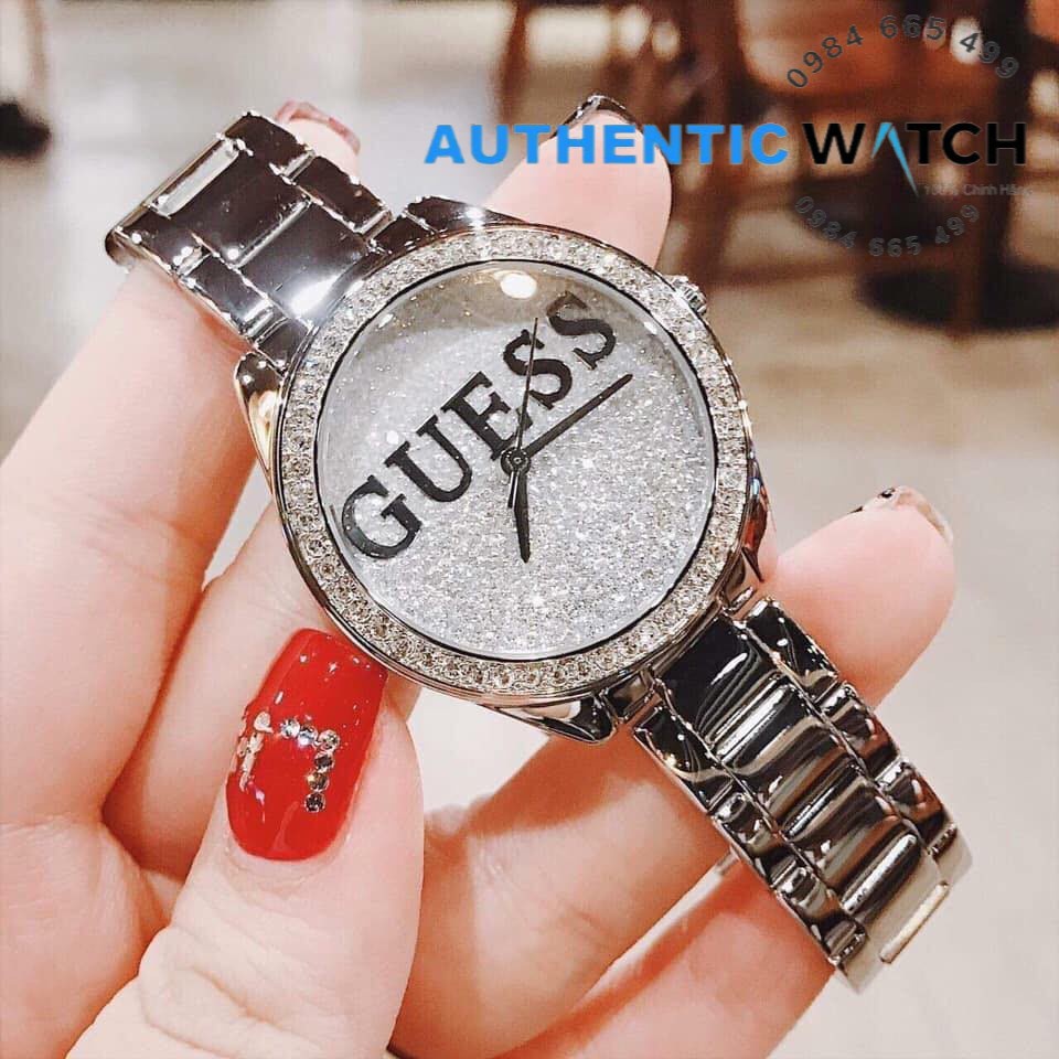 ĐỒNG HỒ NỮ Guess Glitter Girl Silver W0987L1