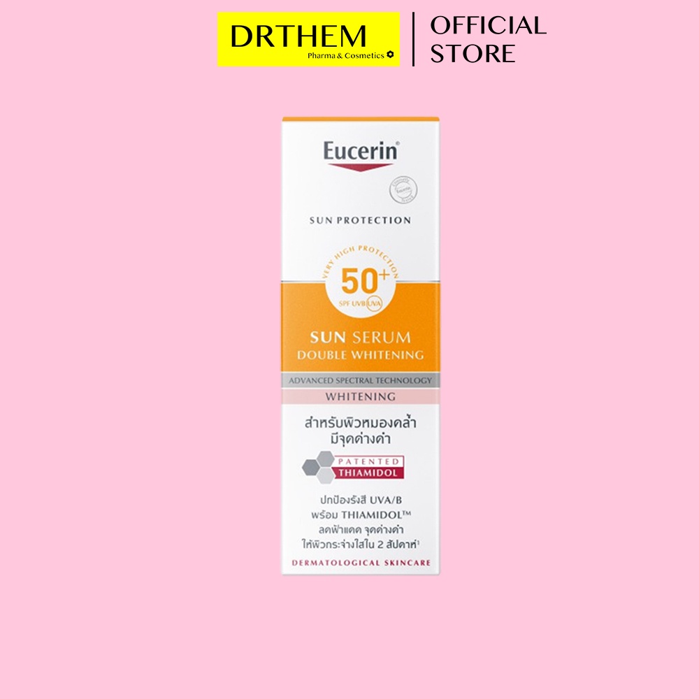 Kem Chống Nắng Eucerin Giúp Giảm Thâm Nám Và Dưỡng Trắng Da Eucerin Sun Serum Double Whitening SPF50+