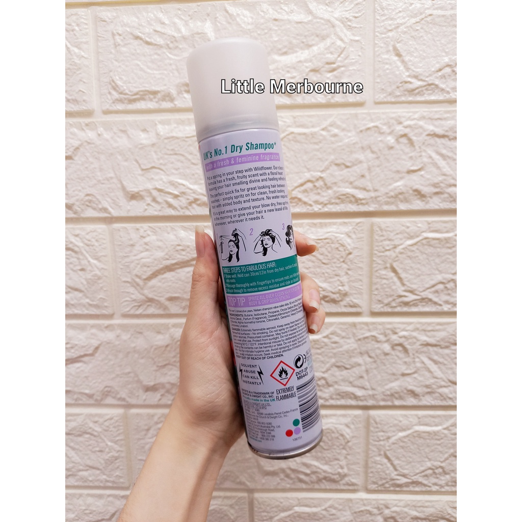 Dầu Gội Khô Batiste Dry Shampoo 50-200ml