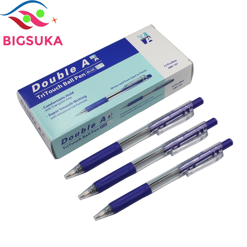 Bút bi Double A Tritouch - đầu bút 0.7mm cho nét bút đậm BIGSUKA
